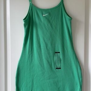 Nike Women's Green Ribbed Dress